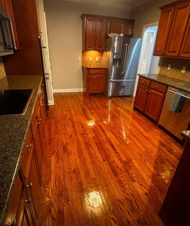 Real Blueprint Clean Co. client kitchen, freshly cleaned